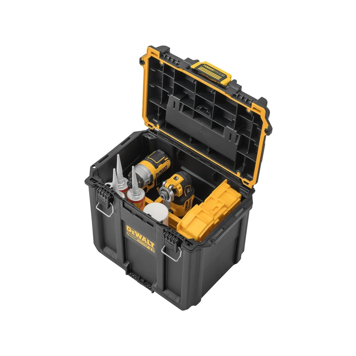 Dewalt Toughsystem 2.0 Half Width Tool Box - 20L - IP65 Dust & Water Resistant - Image 4