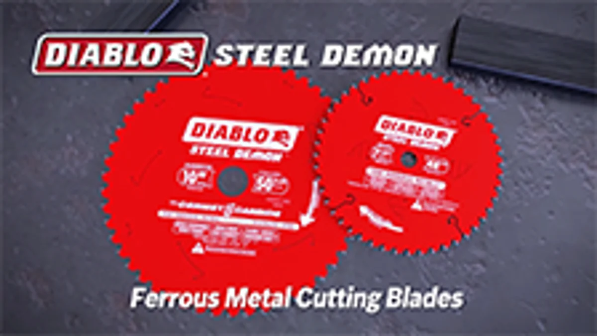 Diablo 209mm 42t Steel Demon Circular Saw Blade - Red - Ferrous Metals - Image 5