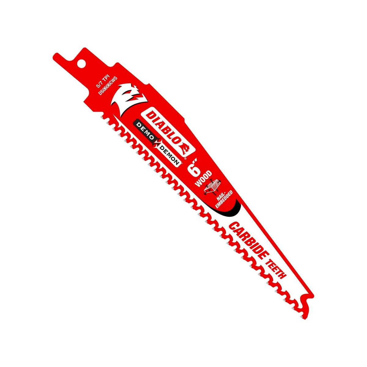 Diablo 6 Demo Demon Carbide Reciprocating Saw Blade 25mm x 152mm - Image 2