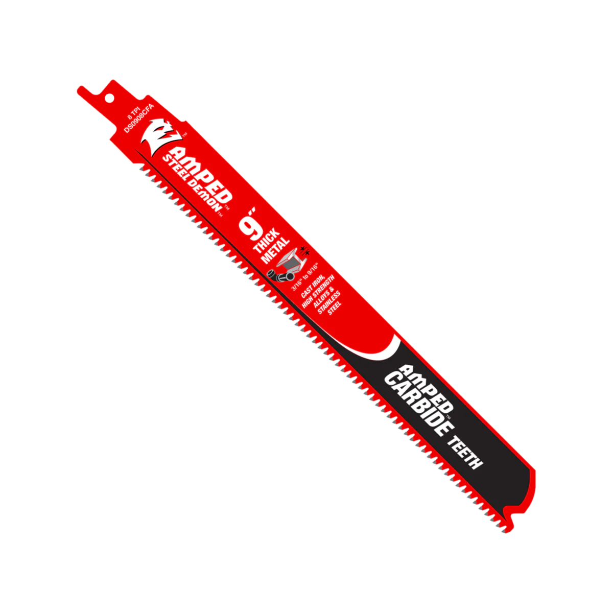 Diablo 9" Steel Demon Amped Carbide Blade - TiCo Hi-Density - Black - Image 2