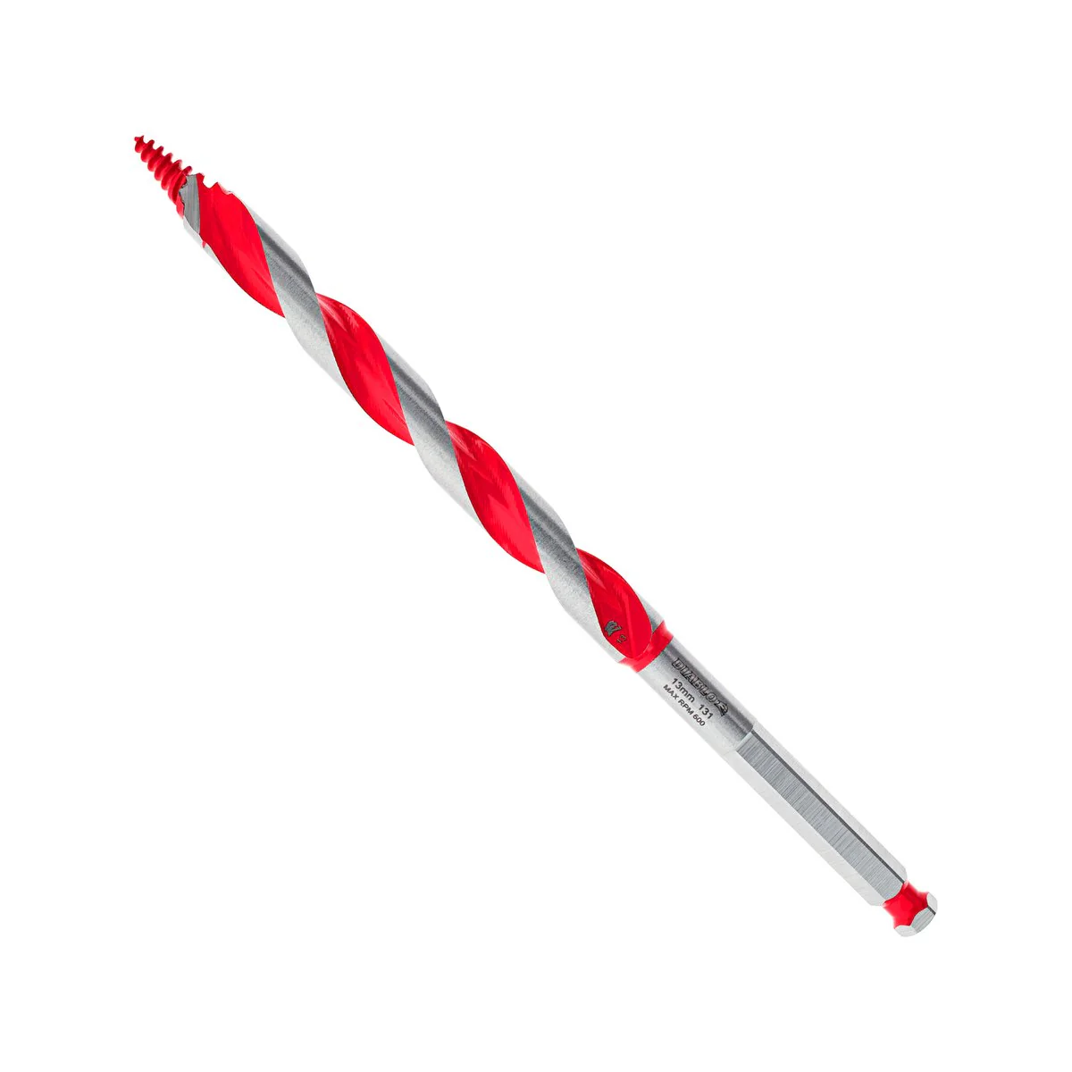 Diablo Auger Bit - 13mm x 190mm - Dura-Tip™ - Dual Cutting Edge - Self-Feeding - Image 2
