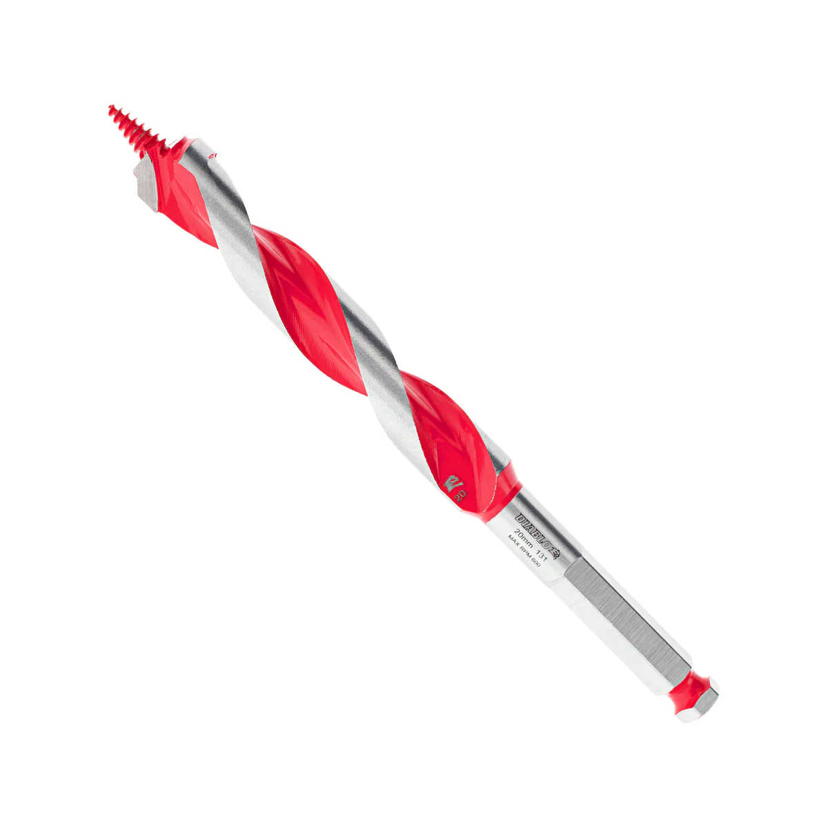 Diablo Auger Bit 20mm x 190mm - Dura-Tip™ - Self-Feeding Design - Image 2