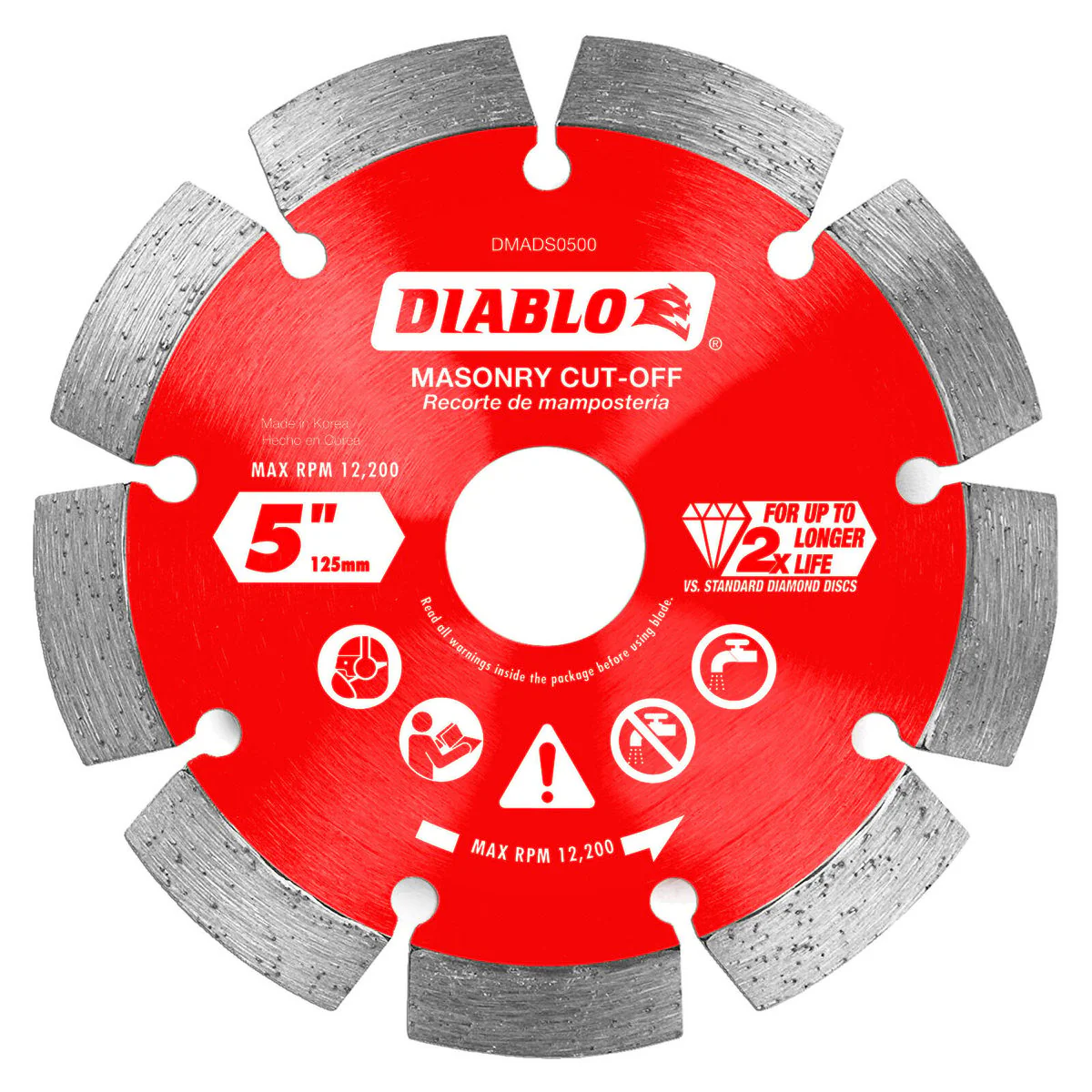Diablo Diamond Disc 5" Segmented Cut Off - High-Performance Cutting Tool - Image 2