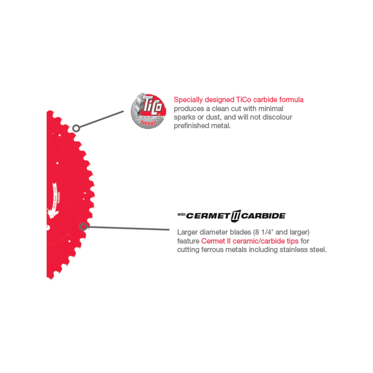 Diablo Steel Demon Saw Blade - 136mm 30t - TiCo Carbide - Mild Steel Cutting - Image 2