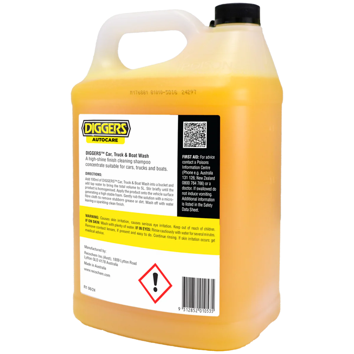 Diggers Car Truck Boat Wash - 5L Heavy-Duty Concentrate - High-Shine Finish - Image 4