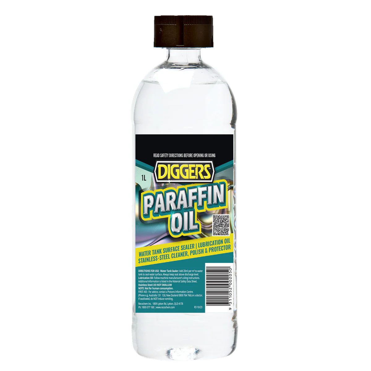 DIGGERS Paraffin Oil - 1 Litre - Hydrocarbon - Fuel and Lubricant