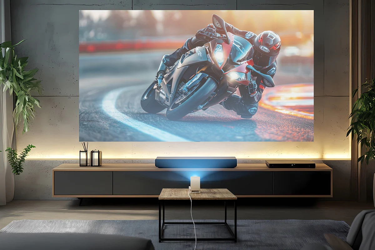 Digitor Freestyle Mini Portable Smart Projector - 720p HD, USB-C - Image 4