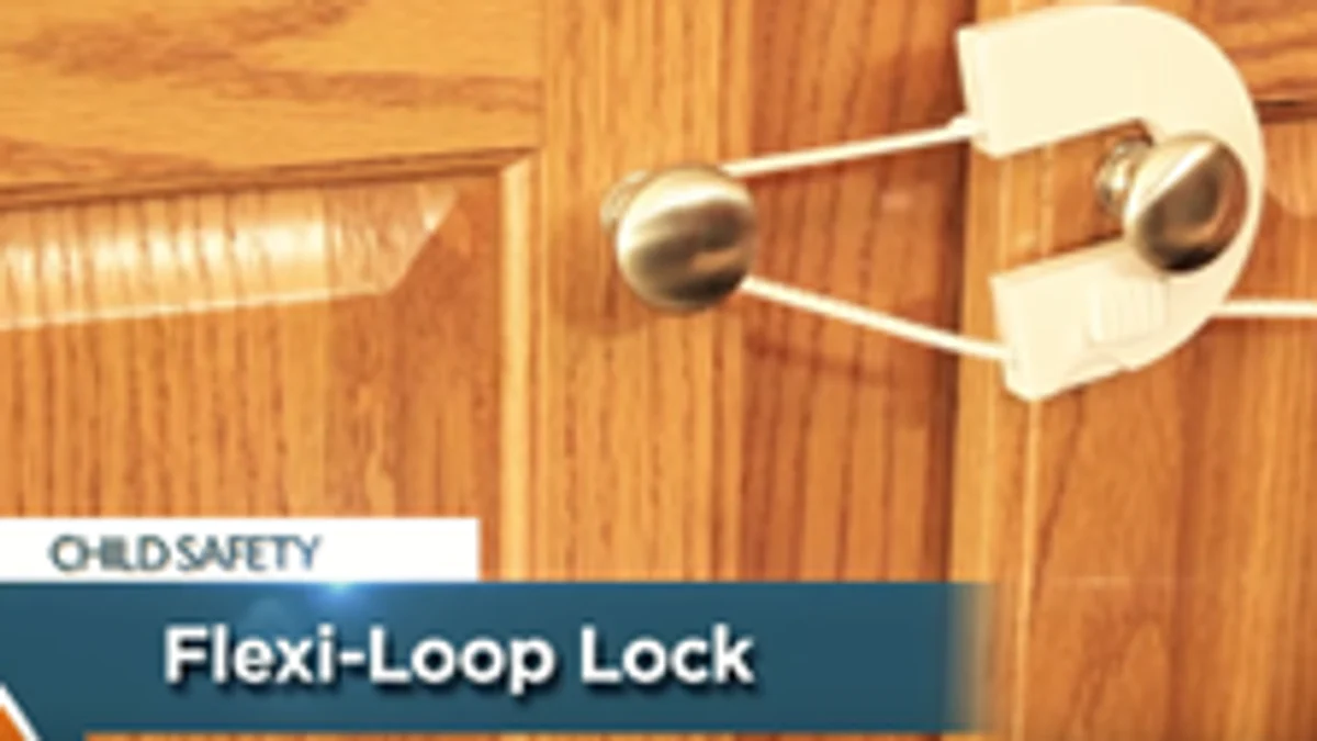 Dreambaby Child Safety Flexi Loop Lock - 80mm - ABS - Childproofing Solution - Image 4