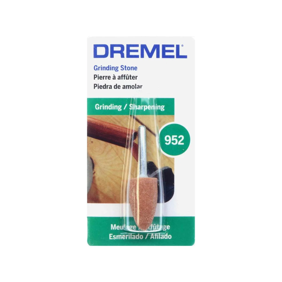 Dremel Aluminium Oxide Grinding Stone 9.5mm Orange