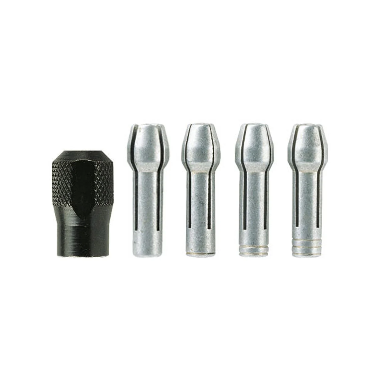 Dremel Quick Change Collet Nut Kit - 1 Collet Nut & 4 Collets - Metal - Image 2