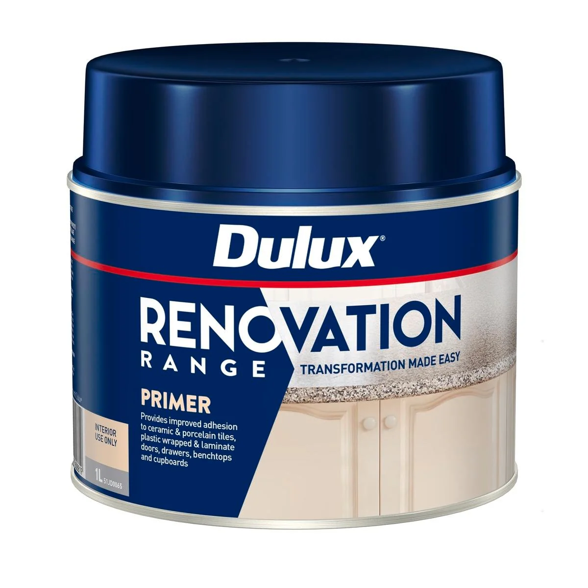 Dulux Renovation Range Primer - 1L - Water-Based - Touch Dry in 30 Min