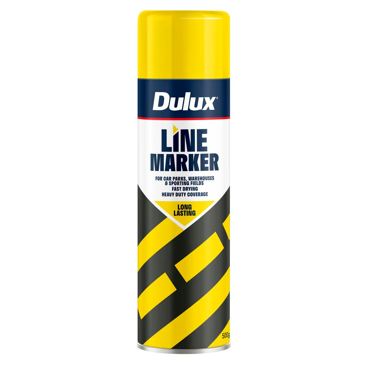 Dulux Spray Line Marker 500g - Yellow - High-Visibility - Quick-Drying