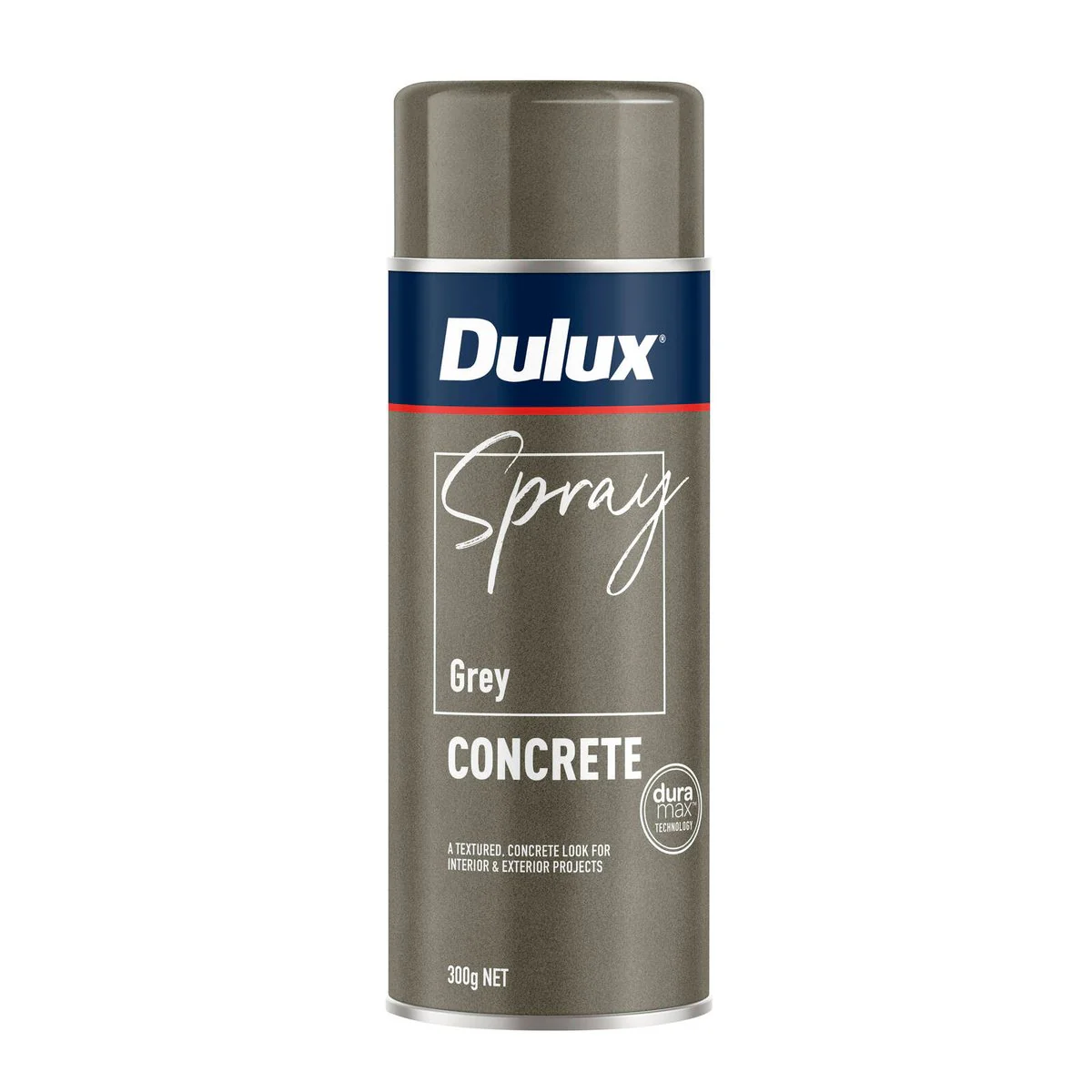 Dulux Spray Paint - Effects 300g - Grey Concrete Grey - Quick Drying - Textured Finish