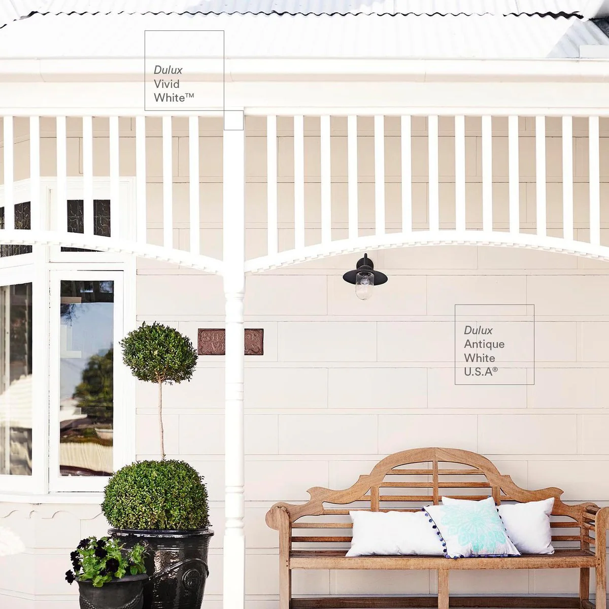 Dulux Weathershield Exterior Paint - Vivid White Matt - 4L - 205mm x 198mm x 180mm - Image 4