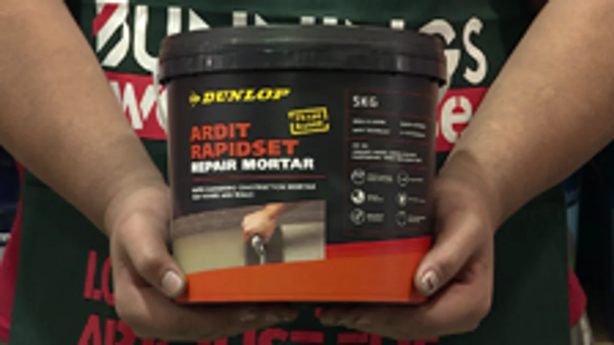 Dunlop Repair Mortar - 5kg - Portland Cement - Rapid Hardening - Image 2