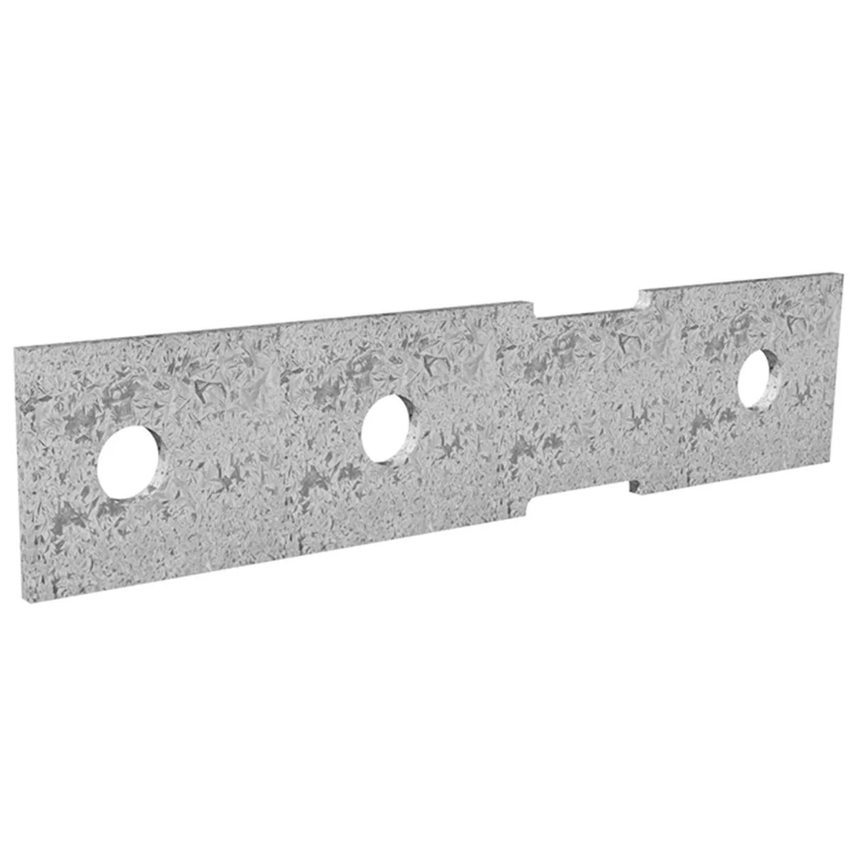 Dunnings Bracket Plate - 160 x 35mm - Galvanised Steel - M10 Holes