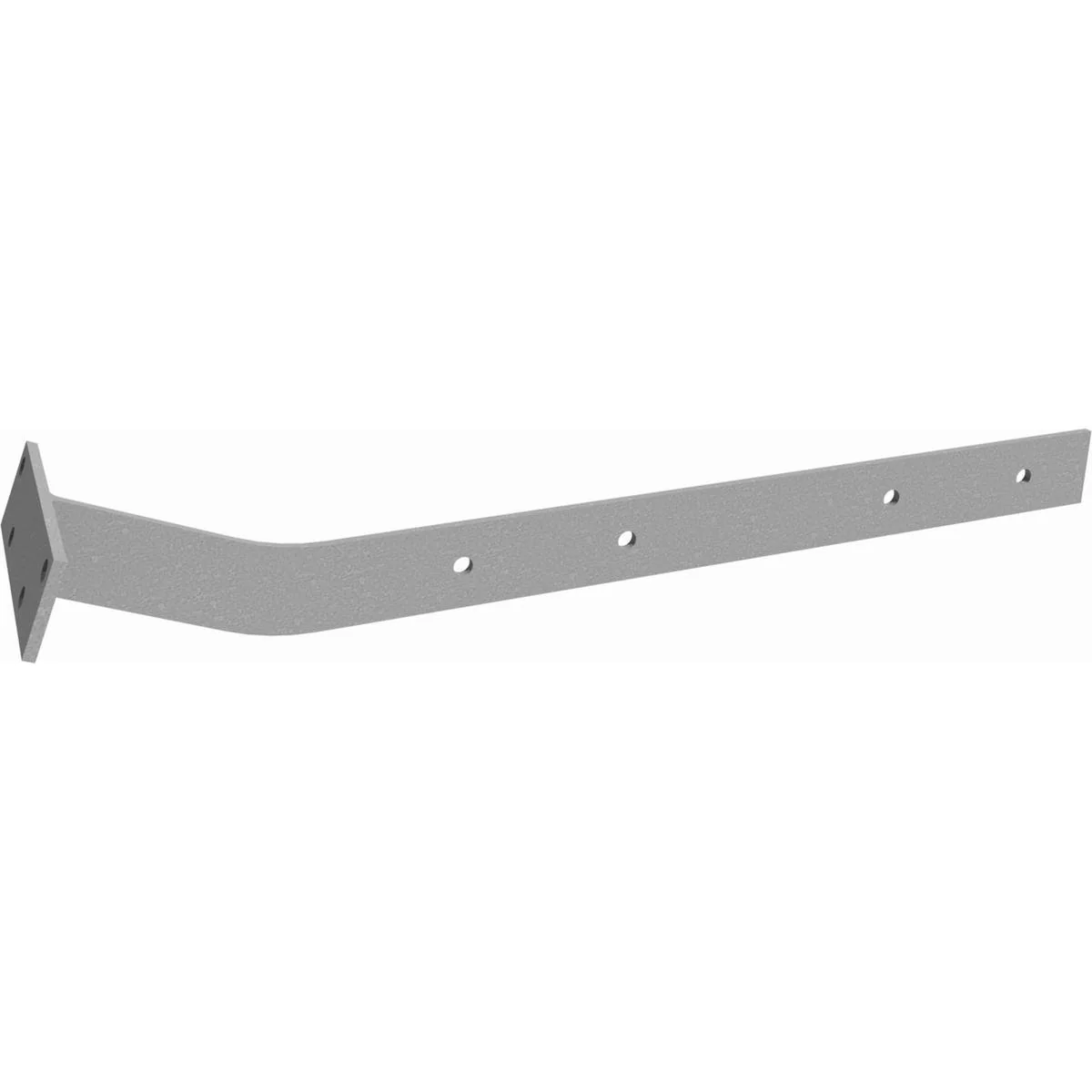 Dunnings Fascia Bracket - 50 x 6mm - Hot Dip Galvanised - 22.5-Degree Pitch