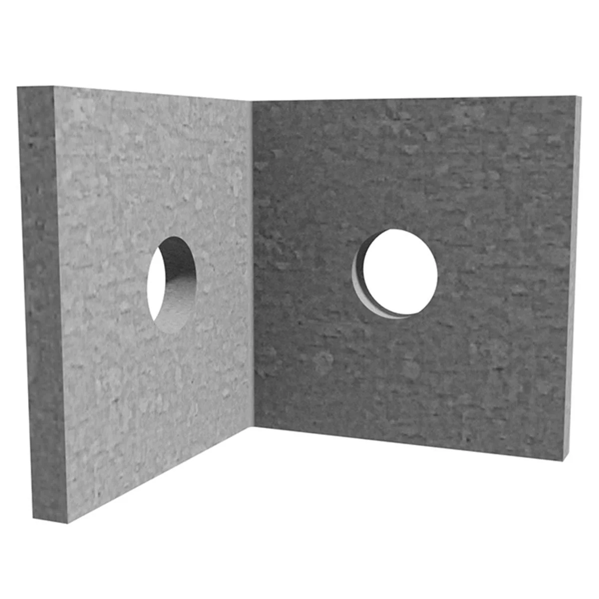 Dunnings Galvanised Angle Bracket 50mm x 50mm x 50mm 5mm Steel Heavy-Duty