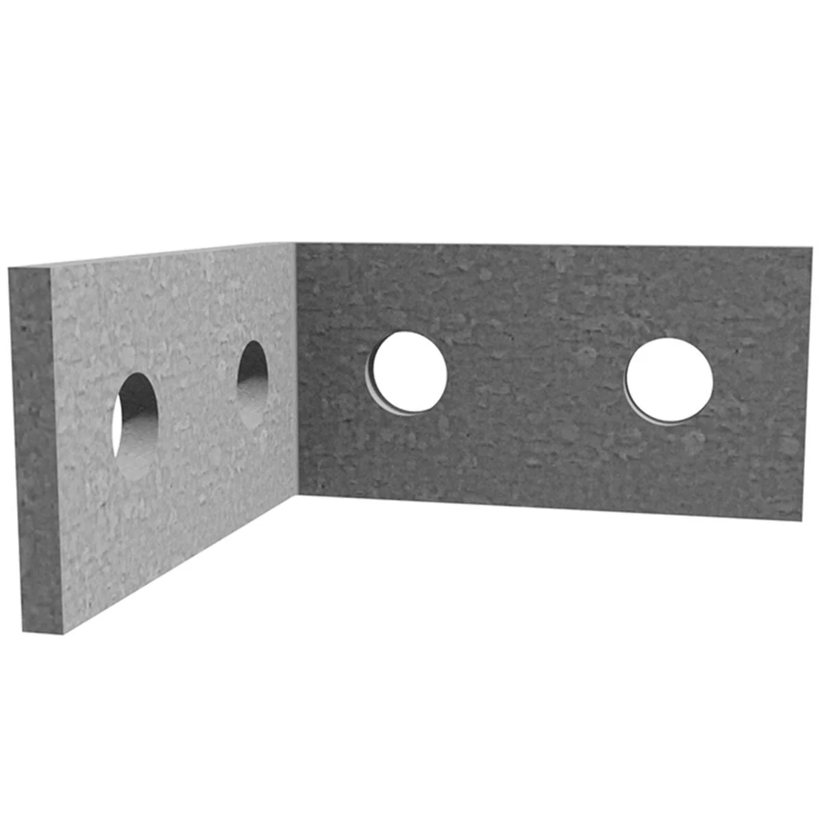 Dunnings Galvanised Angle Bracket 80x80x40mm 5mm Steel Heavy-Duty
