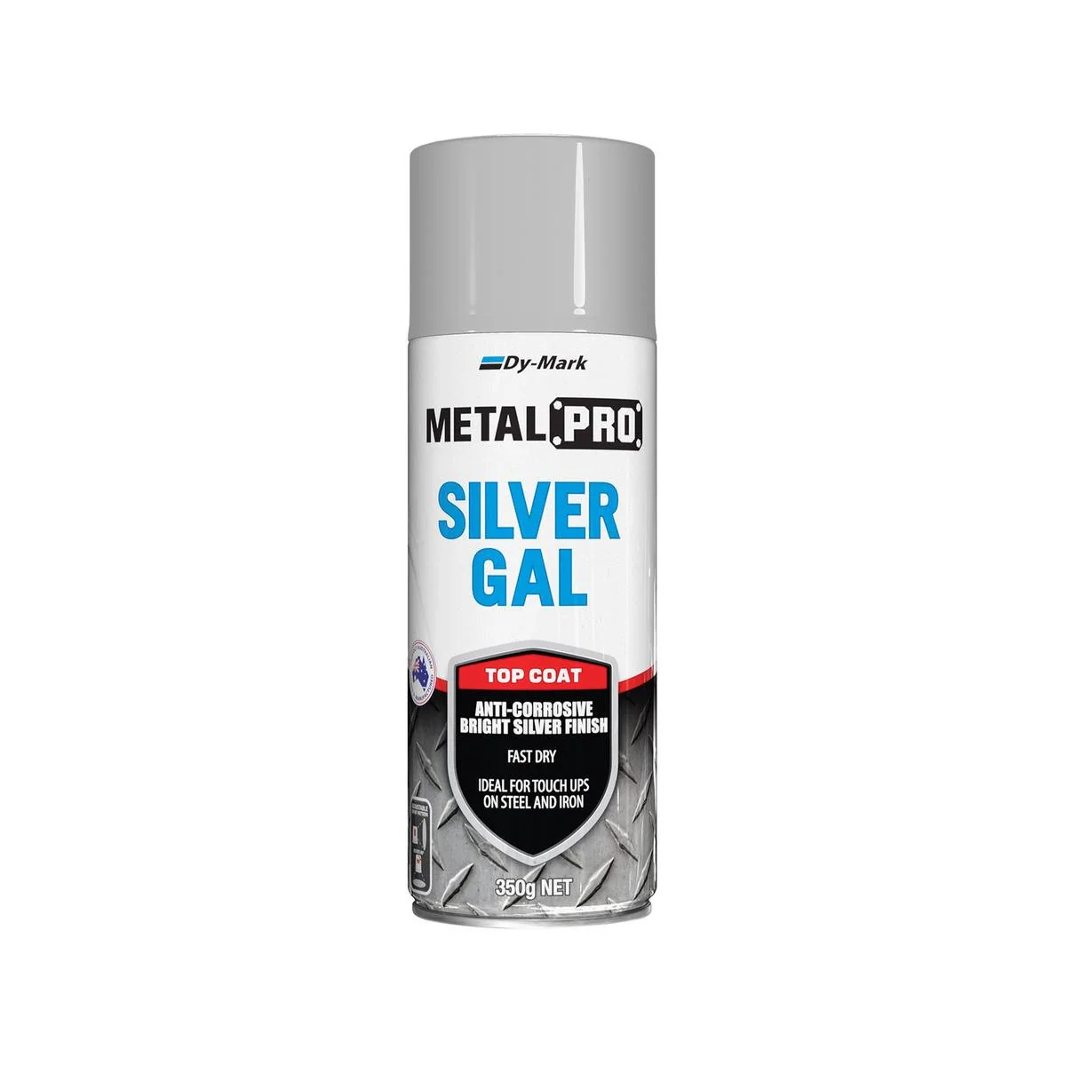 Dy-Mark MetalPro Silver Gal 350g Anti-Corrosive Paint Fast Dry