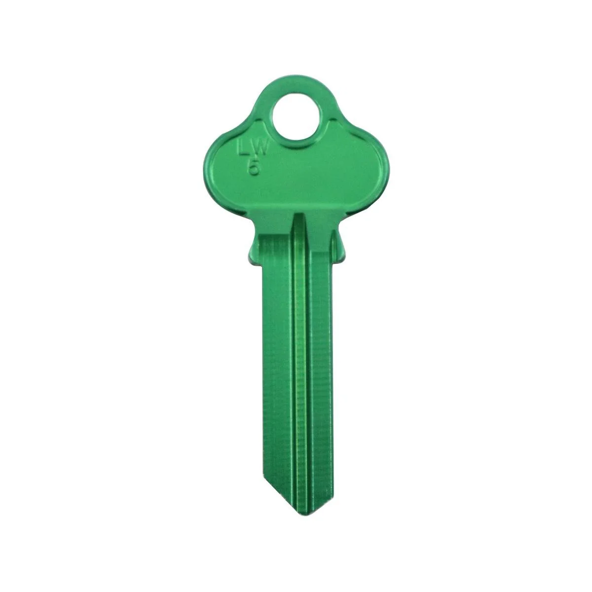 EHI Blank Key - 55mm - Aluminium - Green