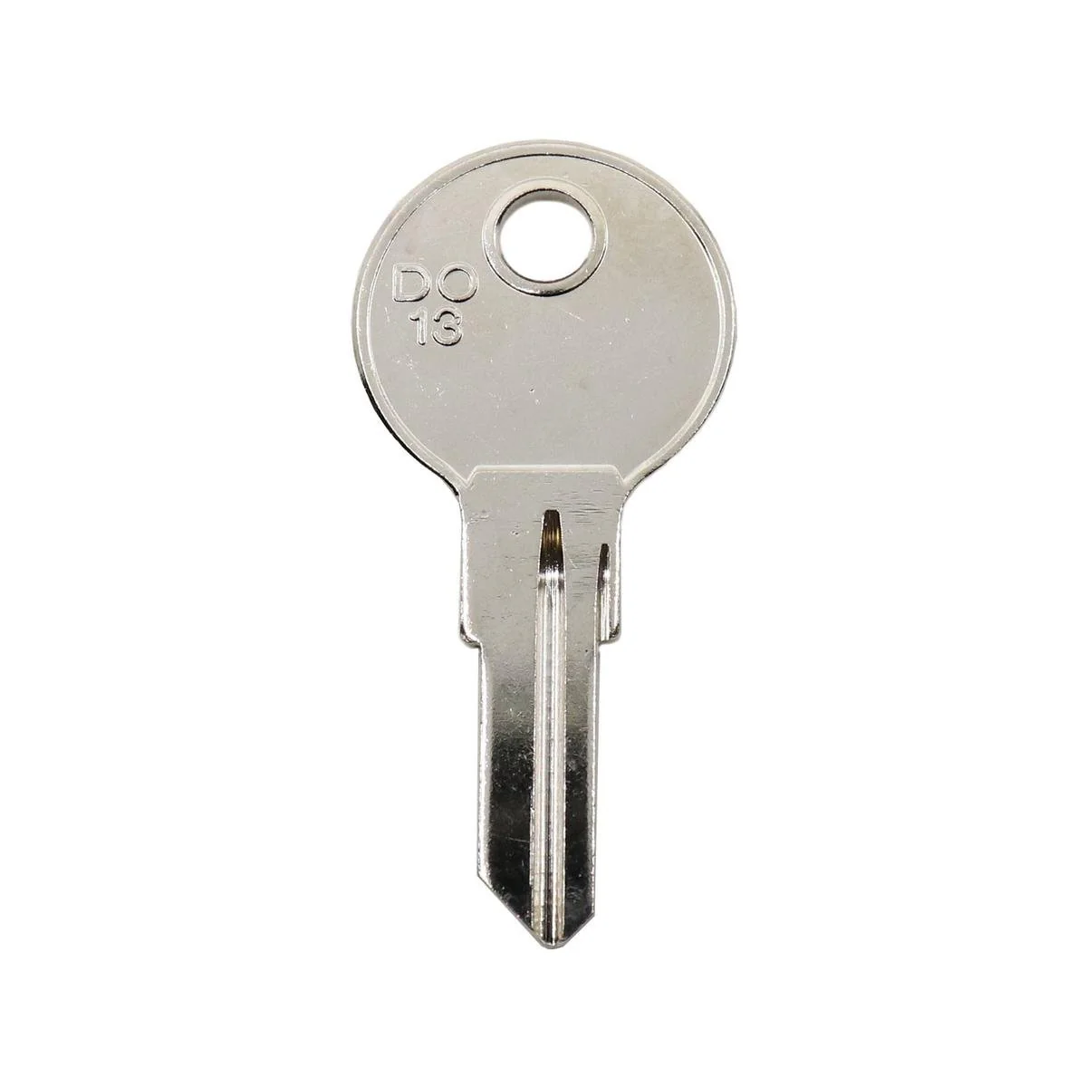 Ehi do13 Silver Blank Key - Nickel Plated Brass - Key Duplication Solution