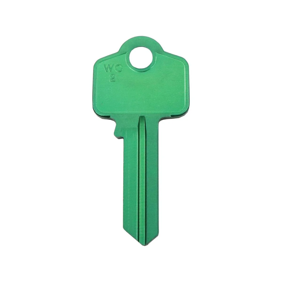 EHI Green Blank Key - 53mm Aluminium Titanium Alloy - Easy To Carry