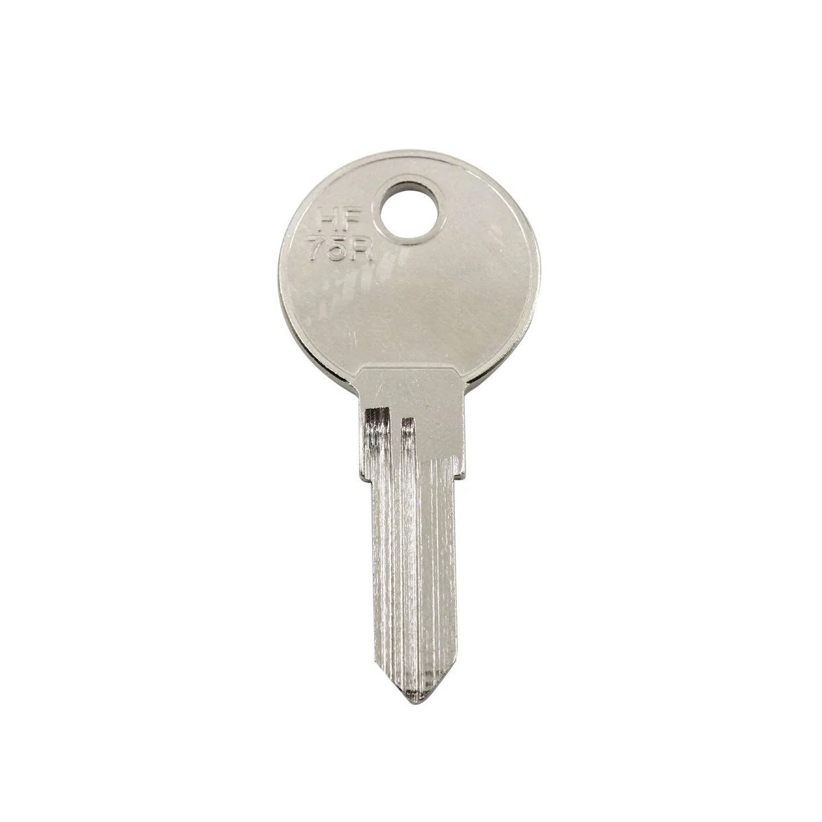 Ehi hf75r Silver Blank Key - Nickel Plated Brass - 54mm x 23mm - Key Cutting - Image 2
