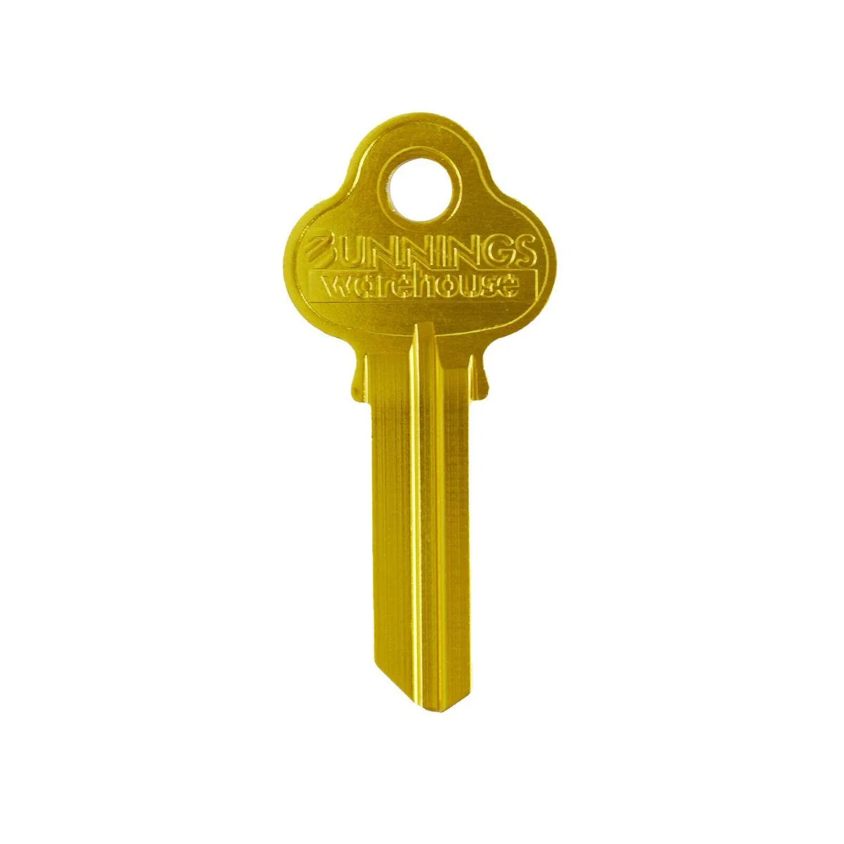 Ehi lw4 Gold Blank Key - 55mm x 23mm - Durable Aluminium Titanium Alloy