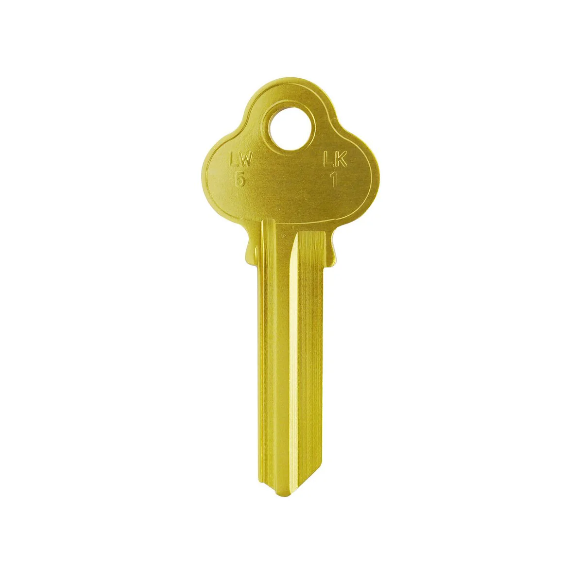 Ehi lw4 Gold Blank Key - Standard Size - Aluminium Titanium Alloy - Key Duplication - Image 2