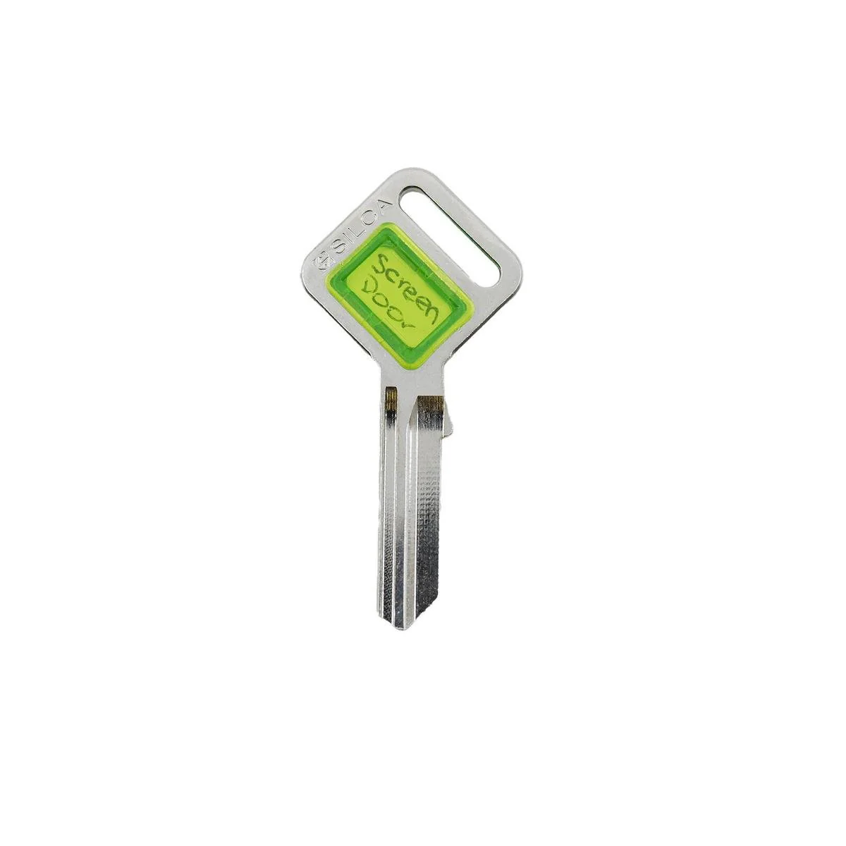 Ehi LW4 Green Specialty Taggy Key - 55mm x 23mm - Reliable Key Blank
