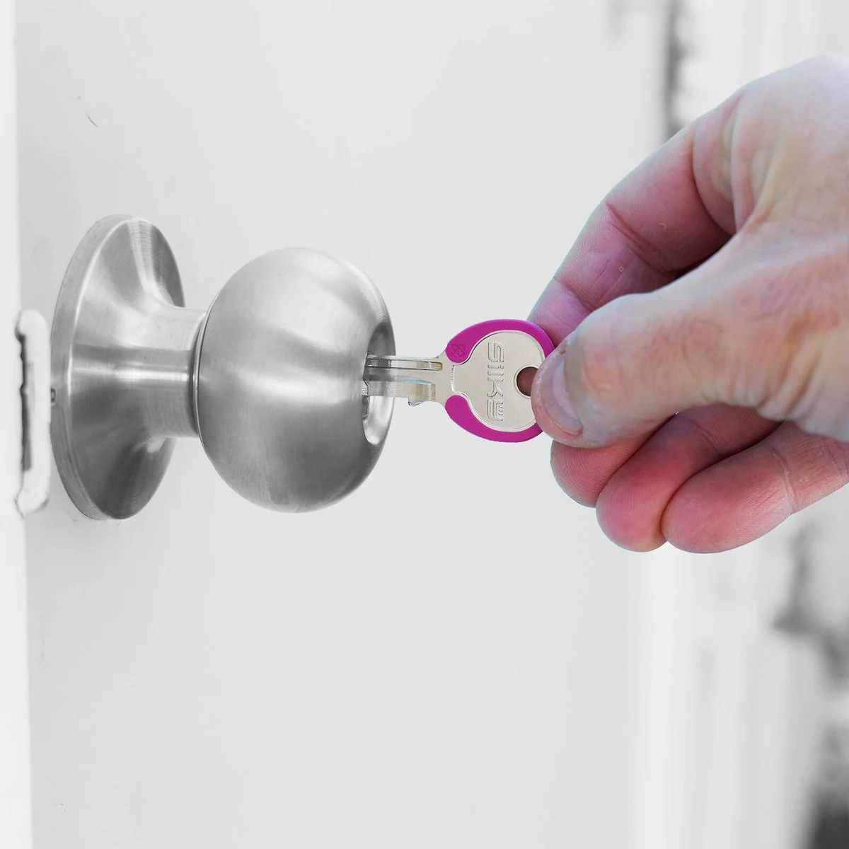 Ehi lw4 Purple Specialty Silky Key - 54mm x 23mm - Reliable Key Blank - Image 2