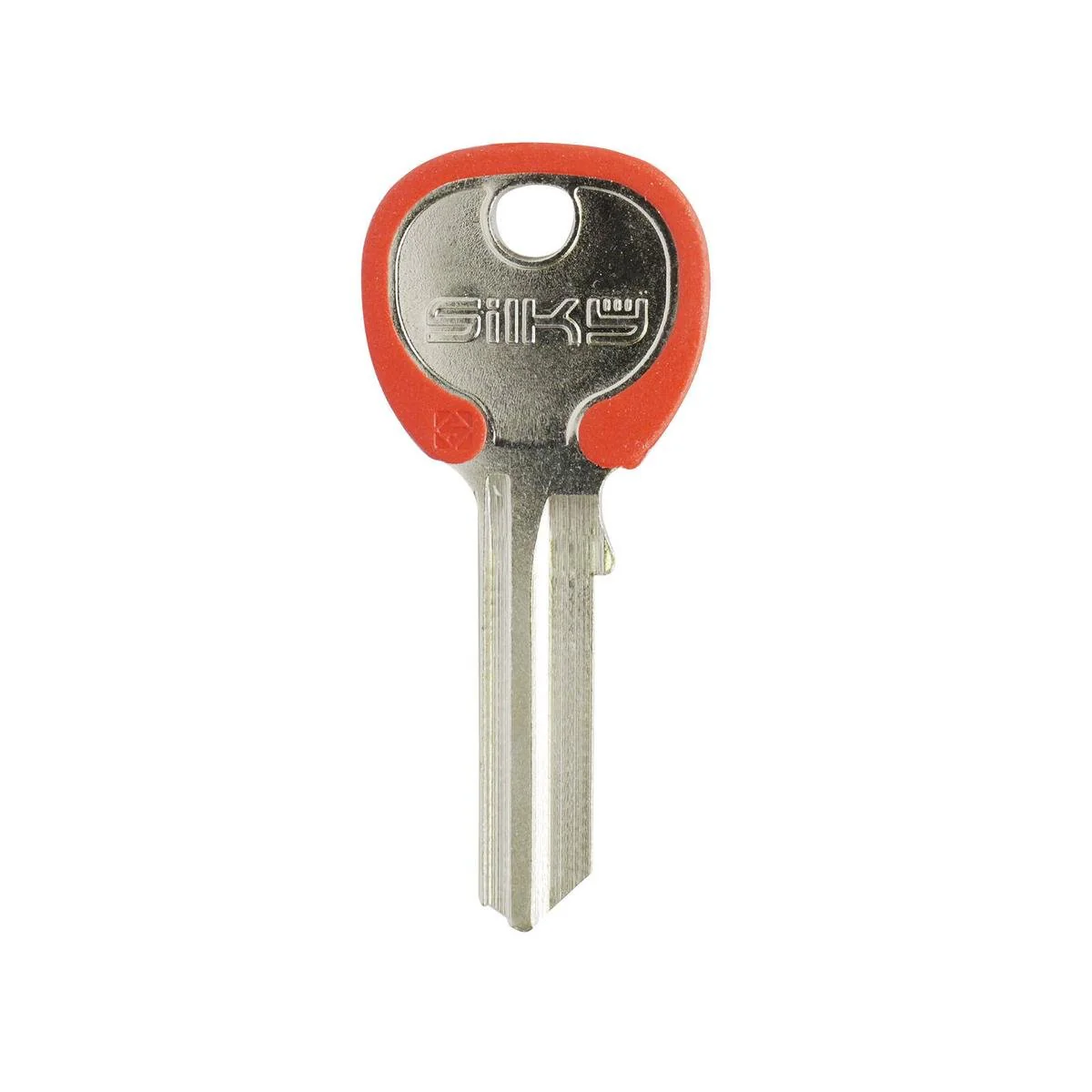 Ehi LW4 Red Specialty Silky Key - Nickel Plated Brass - 54mm x 23mm