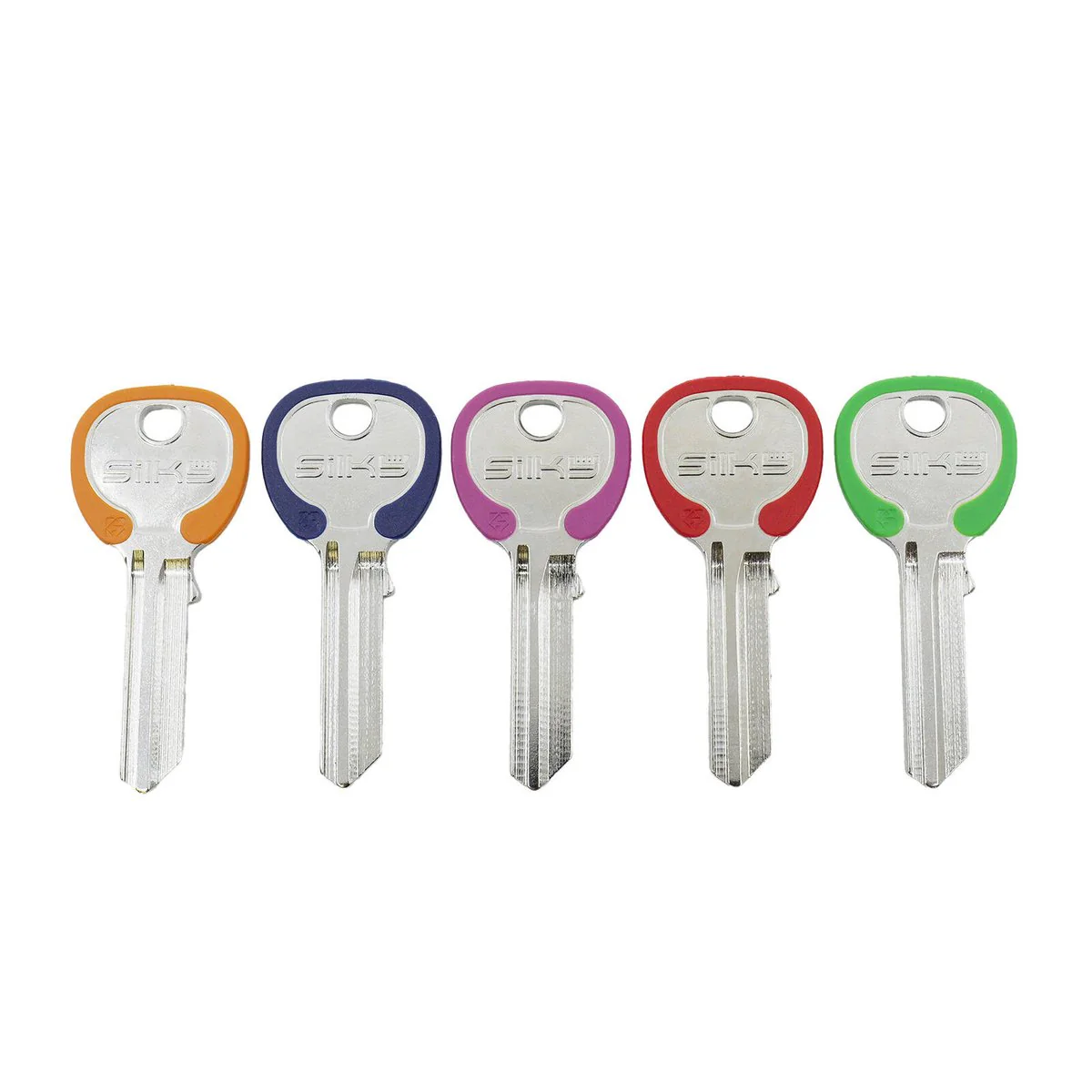Ehi LW4 Red Specialty Silky Key - Nickel Plated Brass - 54mm x 23mm - Image 3
