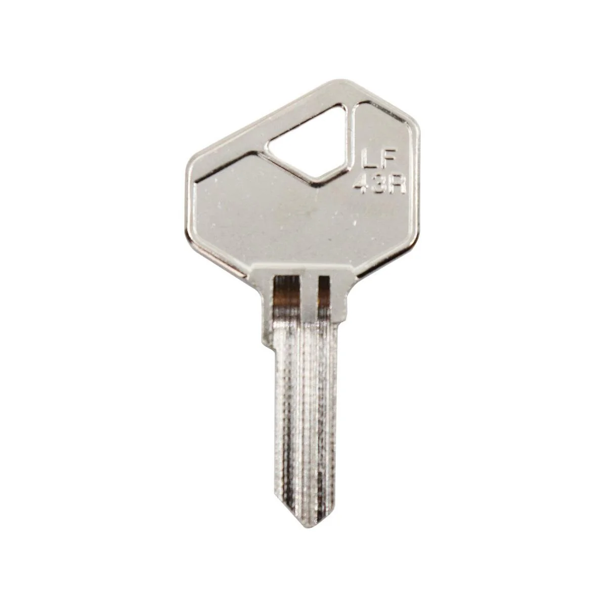EHI Silver Blank Key - 45mm Nickel Plated Brass - Easy To Carry