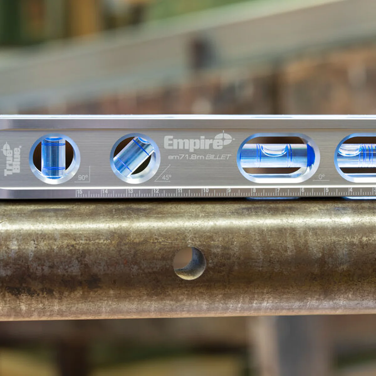 Empire 205mm True Blue Magnetic Billet Torpedo Level - Silver - Image 5