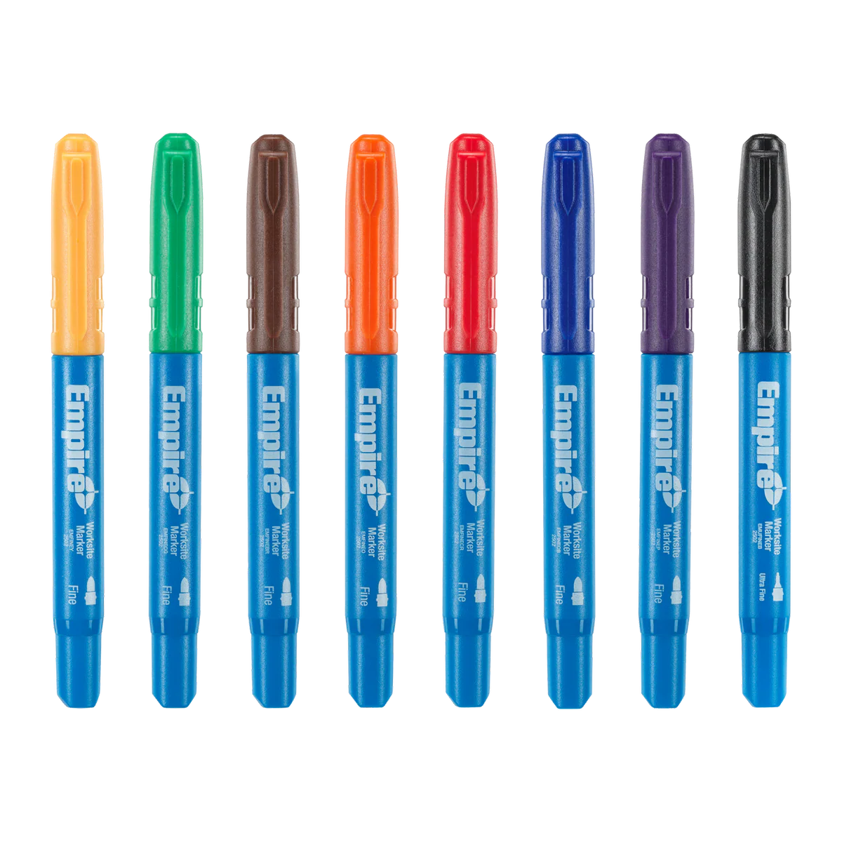 Empire 8 Piece Permanent Marker Pack - Multi Coloured - 18.8mm x 186mm - Durable Ink - Image 2