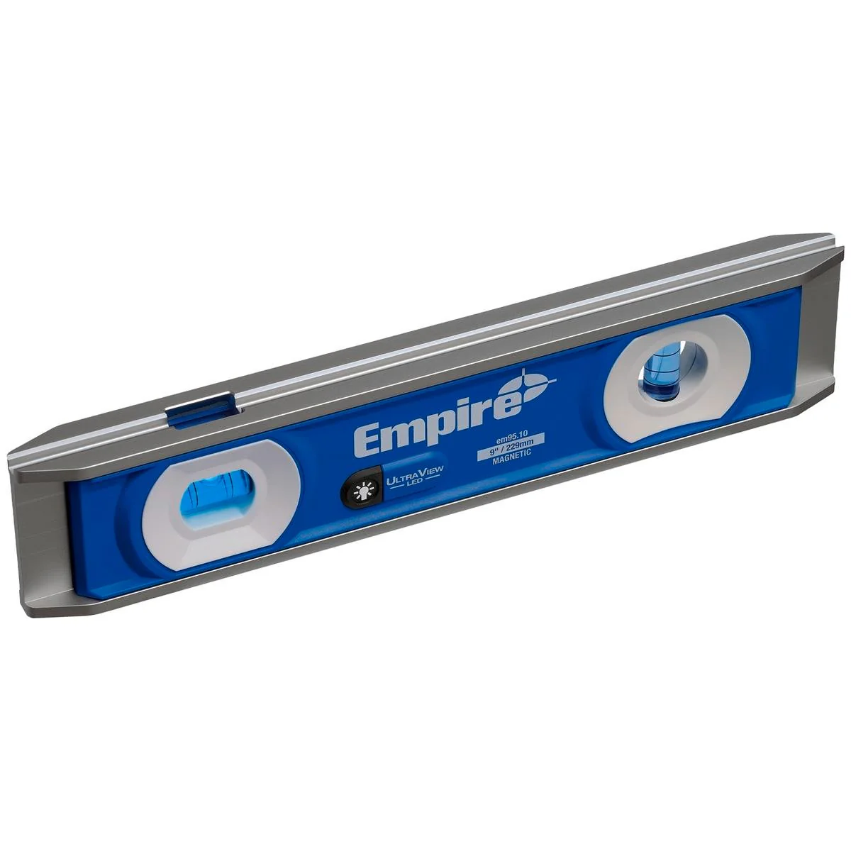 Empire Torpedo Level - 225mm - Metal - LED, Magnetic, IP54 Rated