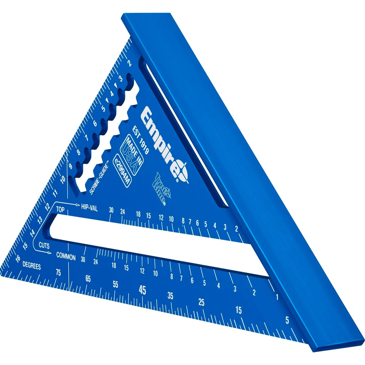 Empire 180mm Laser Etcher Rafter Square - True Blue - Metric - Image 3