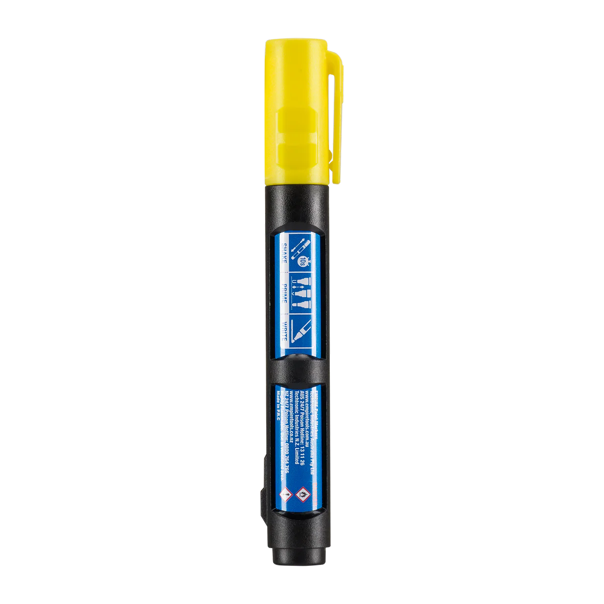 Empire Yellow Liquid Paint Marker - 21mm x 147mm - Fast-Drying Ink - Durable Nib - Image 4