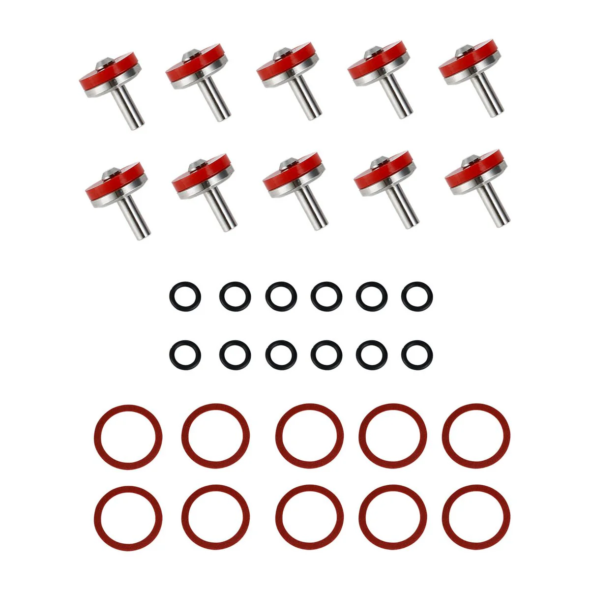 Enduraseal 12mm Premium Stainless Steel Tap Valves 10 Pack - Durable - Leak-Free