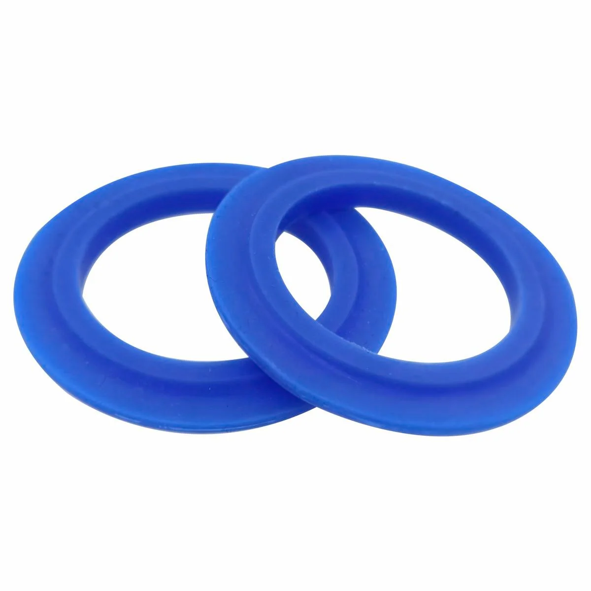 EnduraSeal Silicone Sink Strainer Waste Seal 2 Pack - 55mm x 5mm - Blue