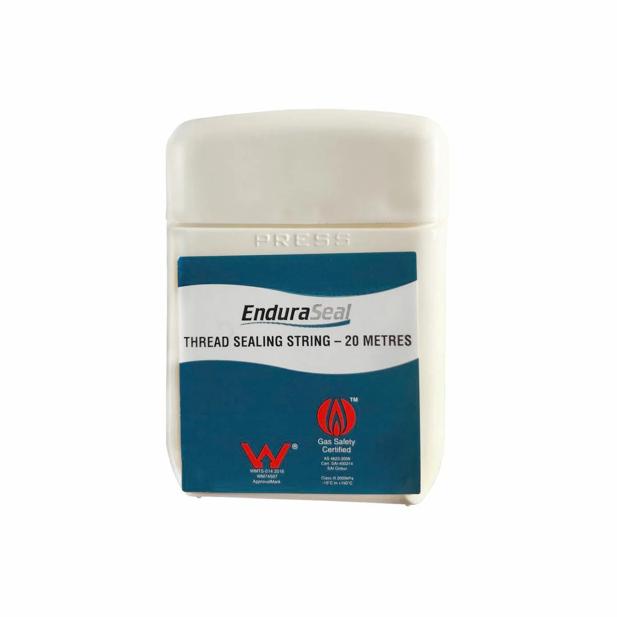 Enduraseal Thread Sealing String - 20m - White - Water & Gas Safe