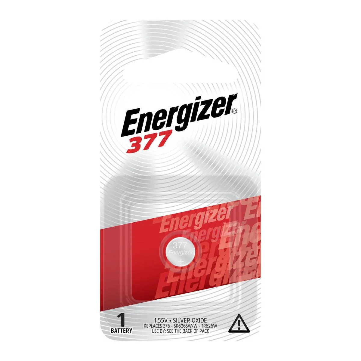 Energizer 377 376 Silver Oxide Coin Battery - 1 Pack - 44.5mm x 4.45mm - Long-Lasting Power