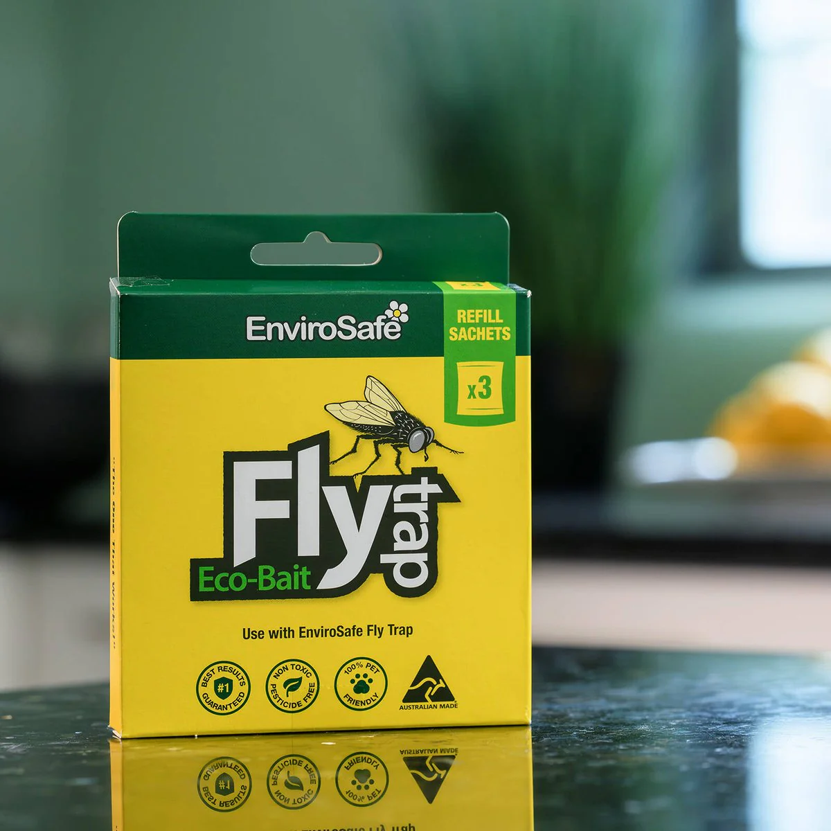 Envirosafe Fly Attractant - Food Grade - Non-Toxic - 3 Pack - Image 2