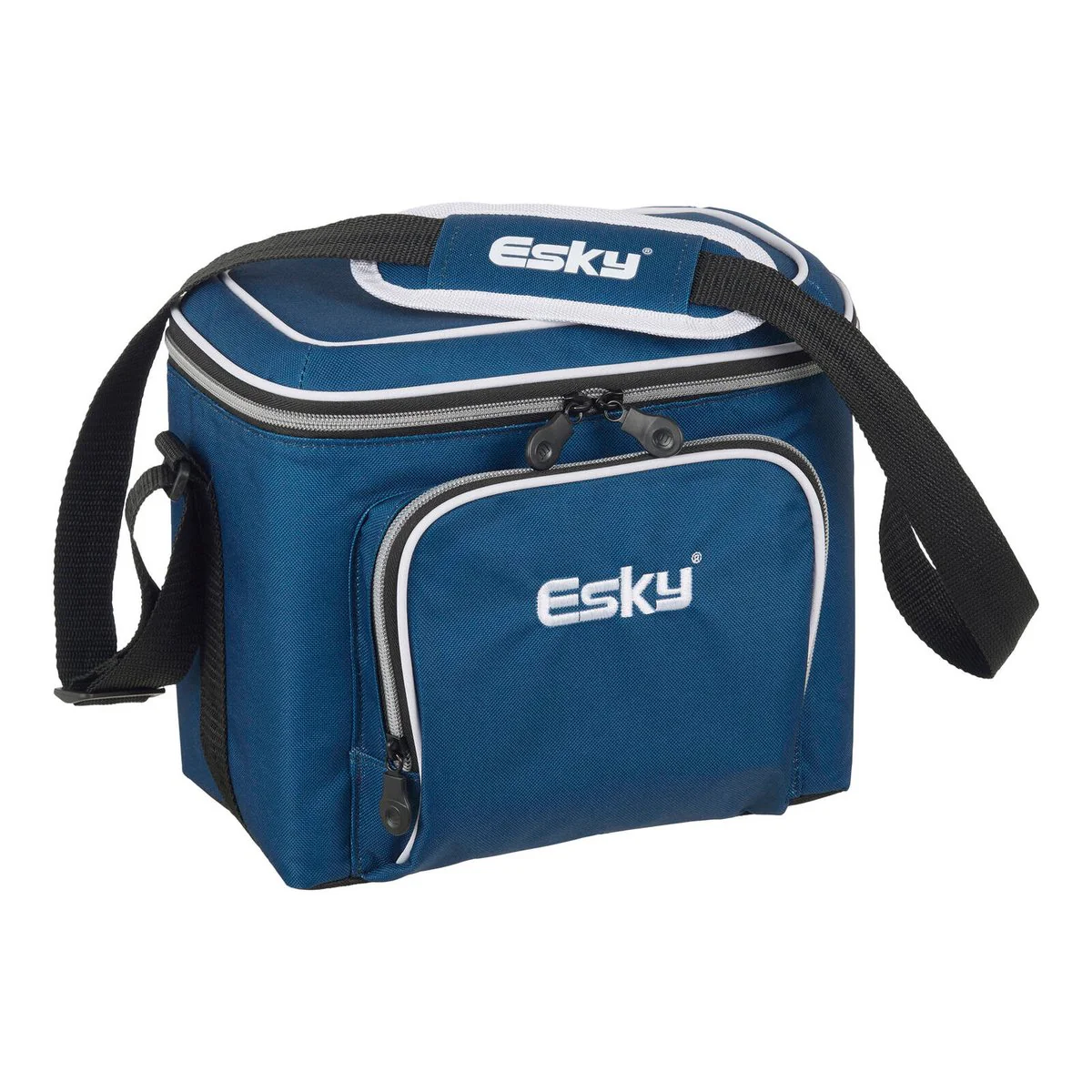 Esky 9 Can Soft Cooler Bag - 260mm x 220mm x 180mm - Blue - Leak-Proof Insulation