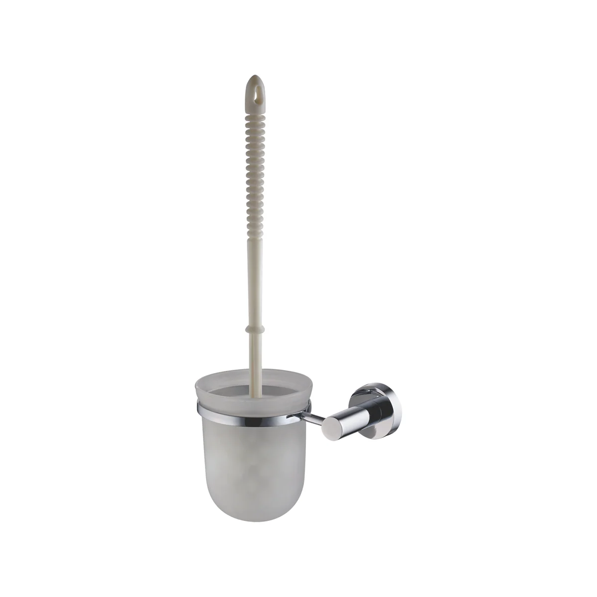 Estilo Bella Toilet Brush - 400mm - Plated Zinc Alloy - Chrome Finish
