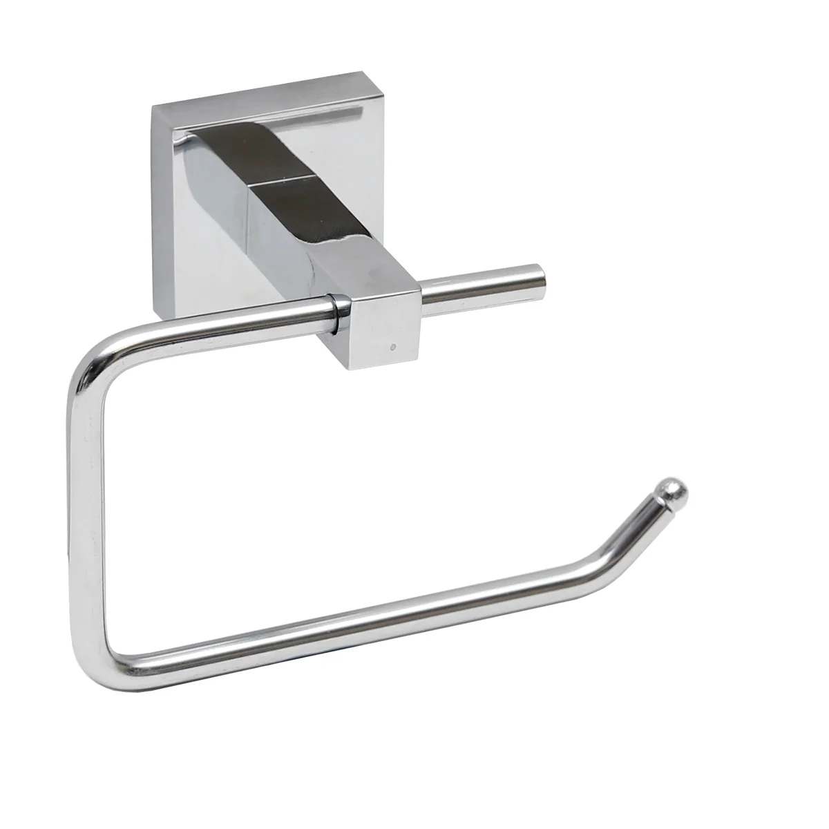Estilo Chrome Lille Toilet Roll Holder - 1 Large Roll - 90mm x 145mm - Chrome