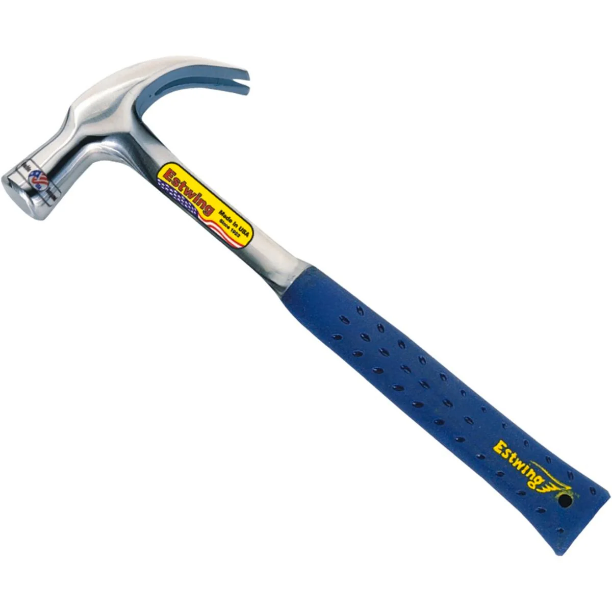 Estwing 24oz Claw Hammer - Steel - Vinyl Grip - Shock Reduction