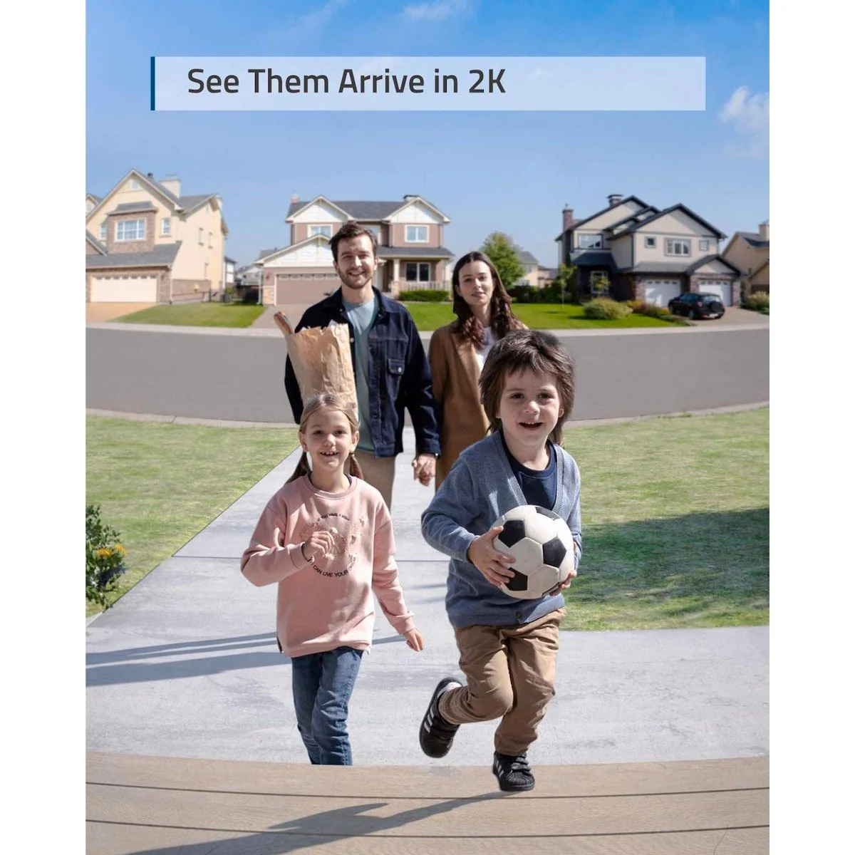 Eufy Wireless Doorbell - 2K HD - Weatherproof - Two Way Audio - Image 5